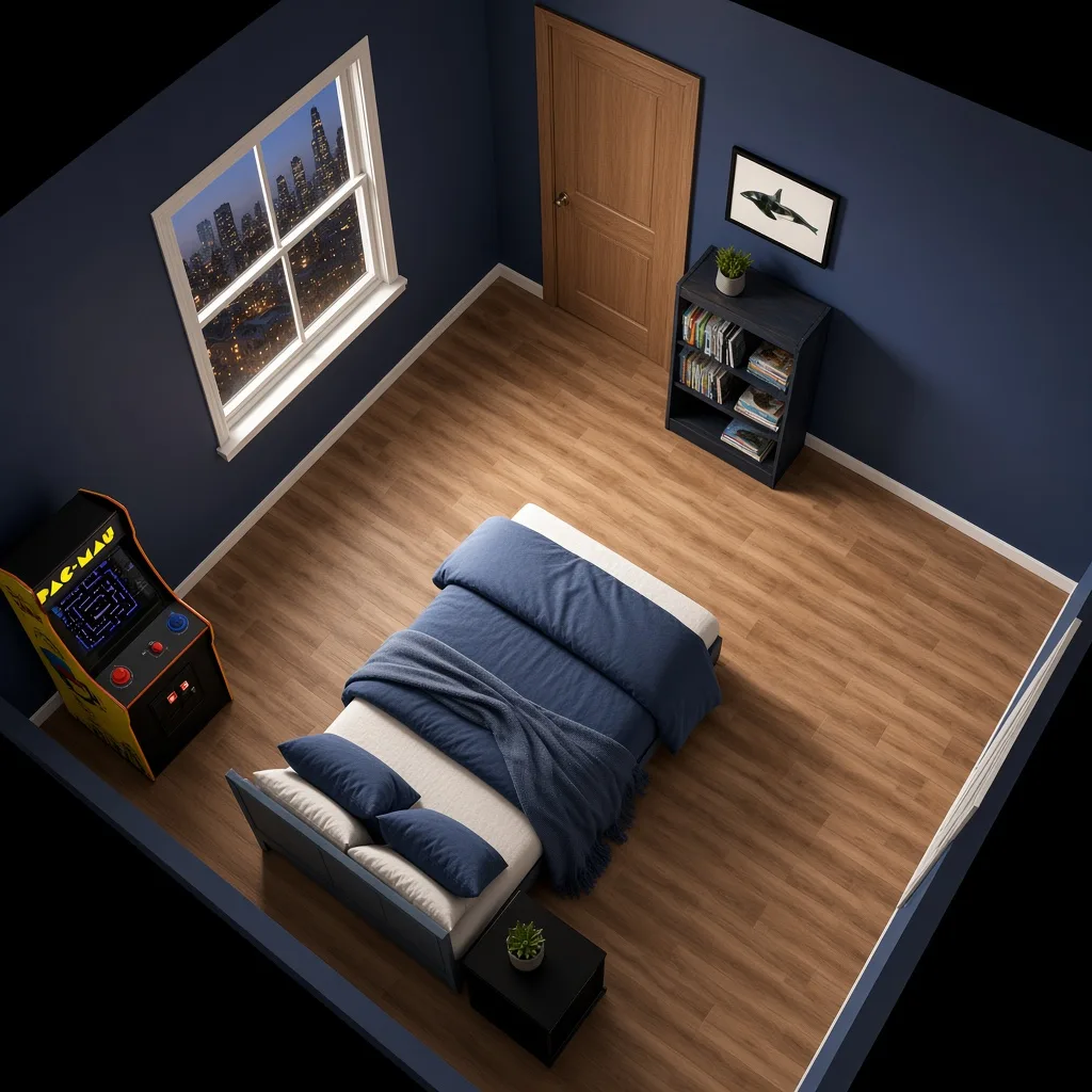 Entry in Retro Arcade Teen Bedroom