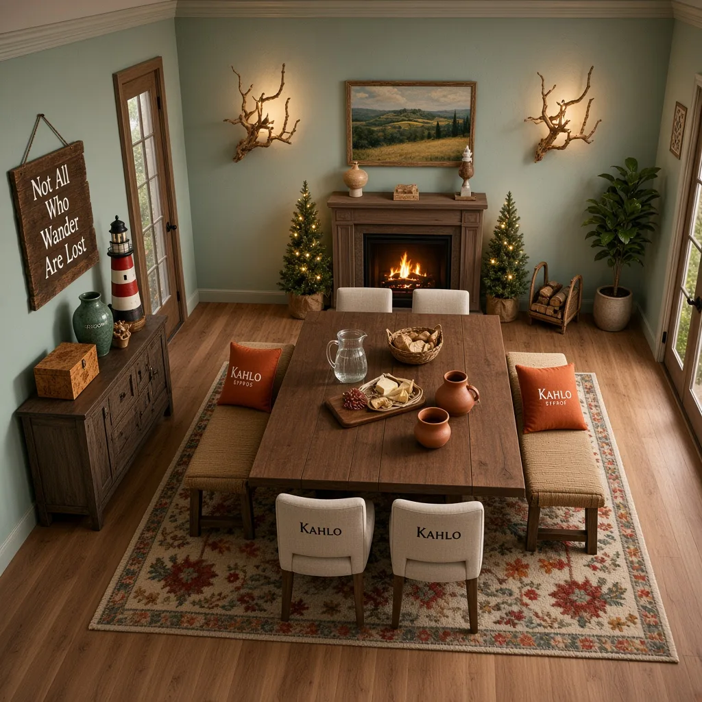 Entry in Rustic Lake House Dining