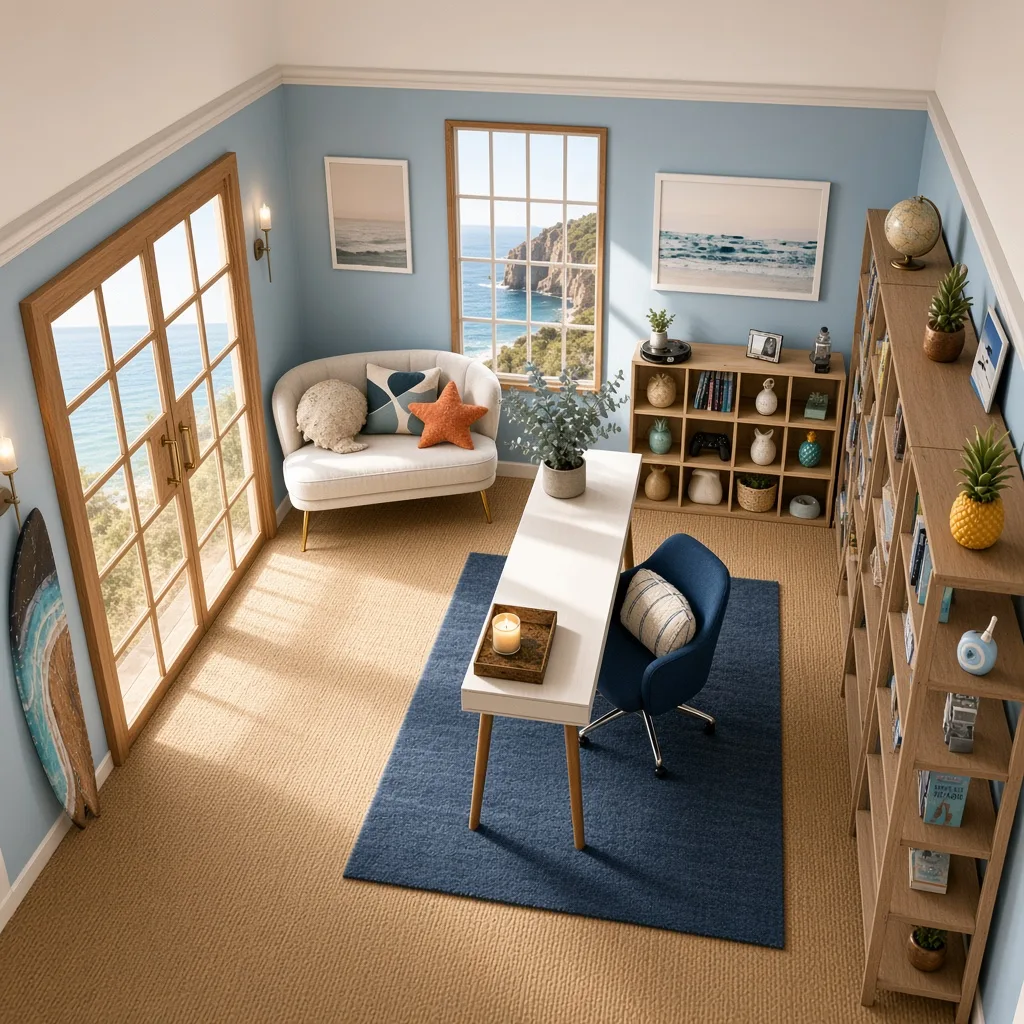 Entry in Coastal Breeze Home Office