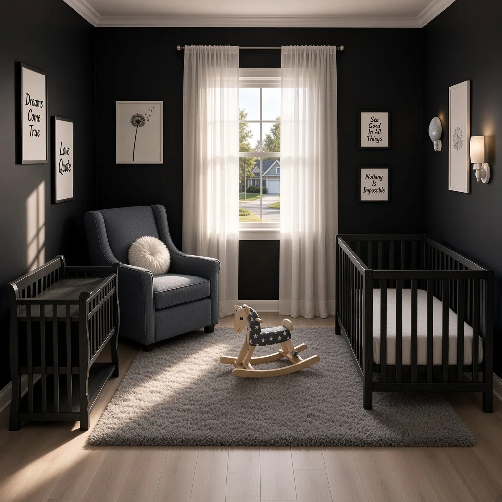 Entry in Minimalist Monochrome Nursery