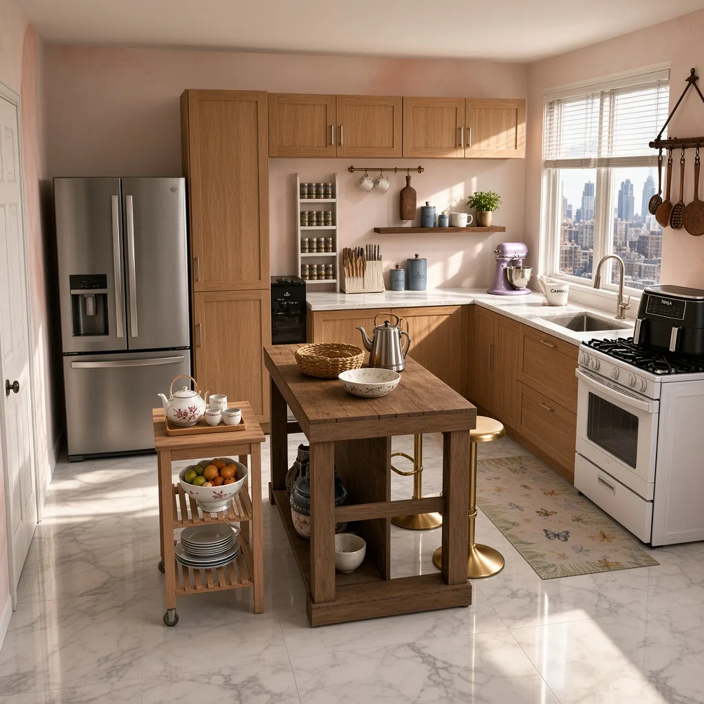 Entry in Zen Minimalist Kitchen