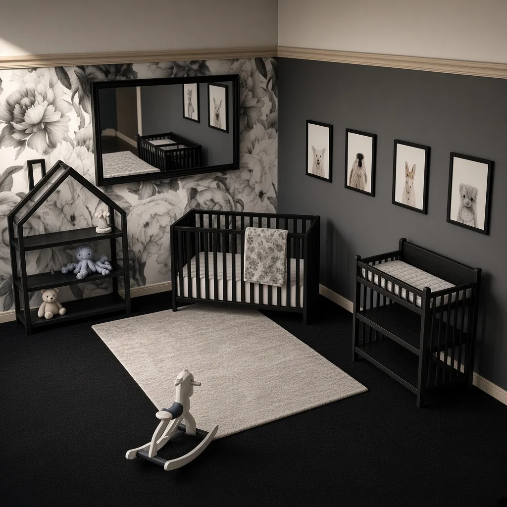 Entry in Minimalist Monochrome Nursery