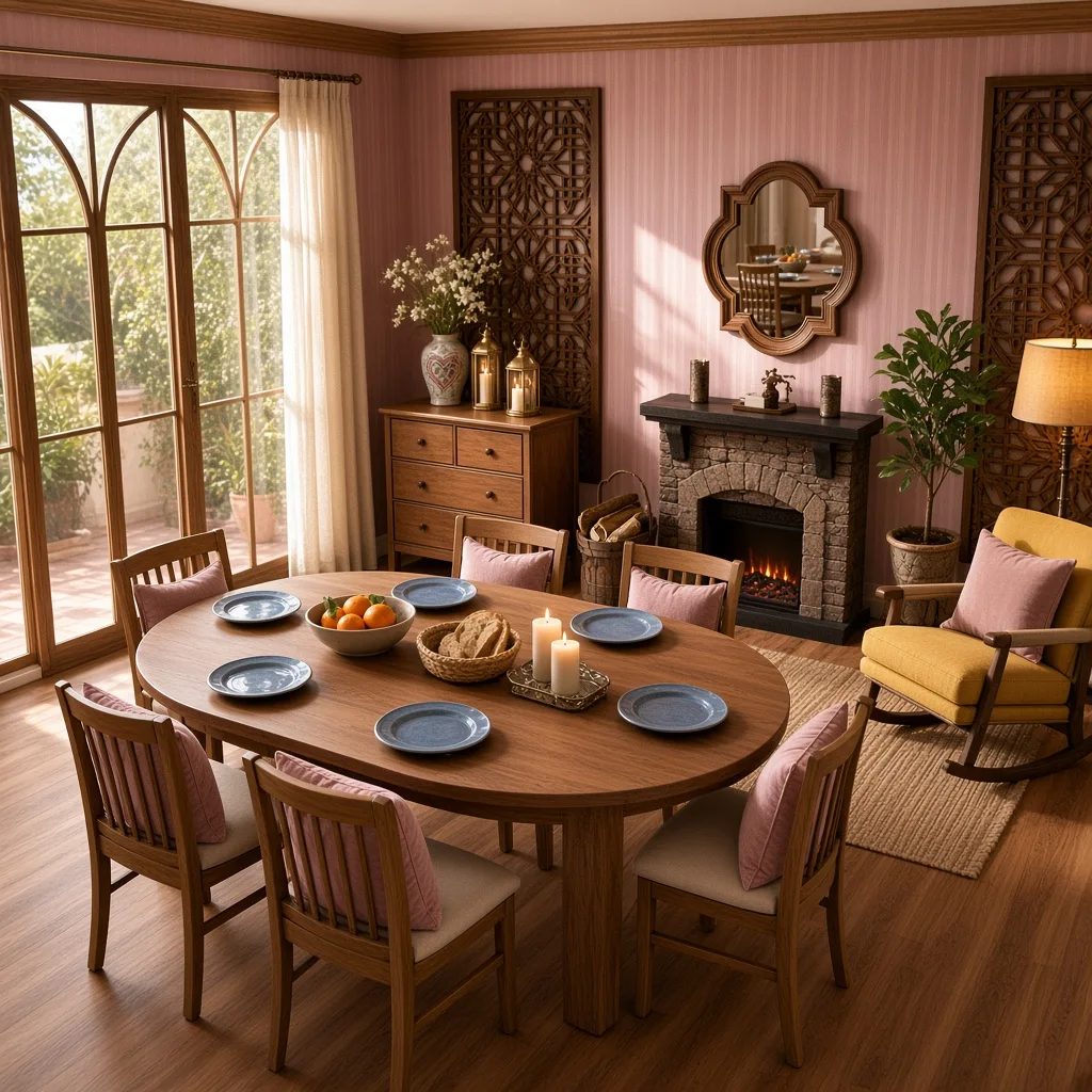 Entry in Rustic Lake House Dining