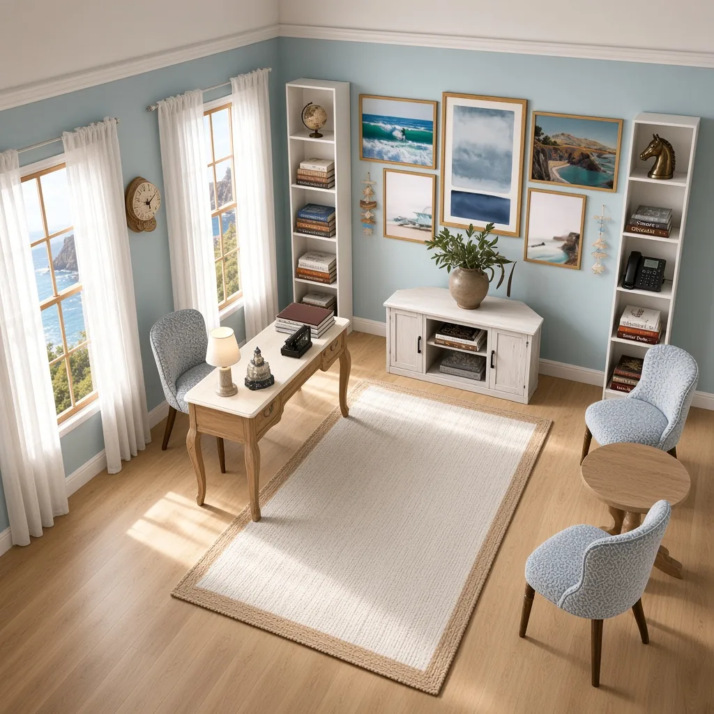 Entry in Coastal Breeze Home Office