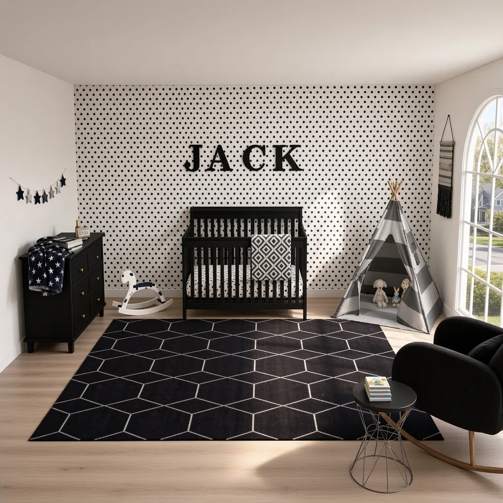 Entry in Minimalist Monochrome Nursery
