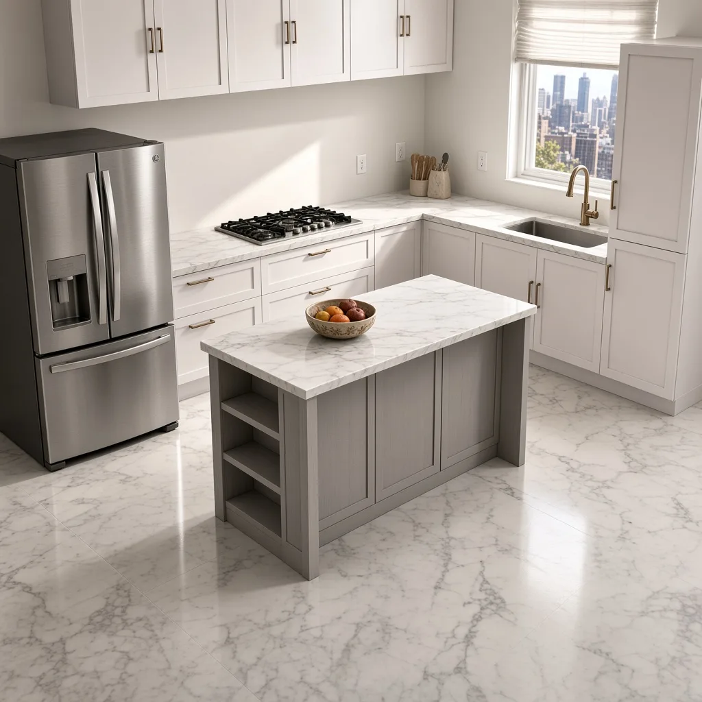 Entry in Zen Minimalist Kitchen