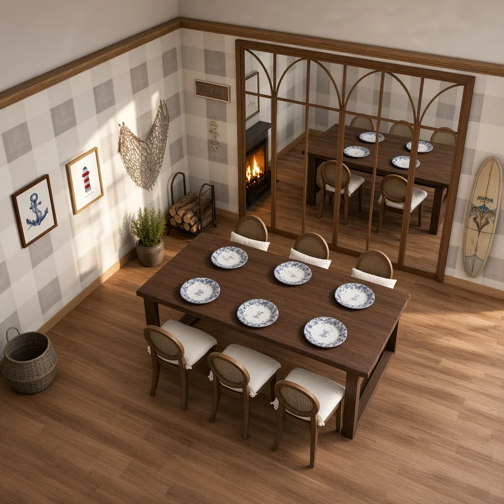 Entry in Rustic Lake House Dining