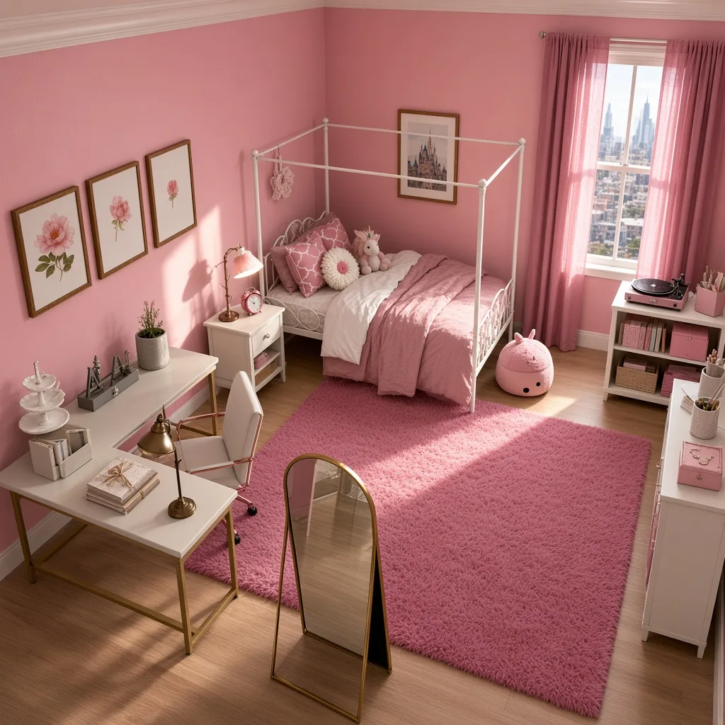 Entry in Girly Pop Teen Girl’s Bedroom