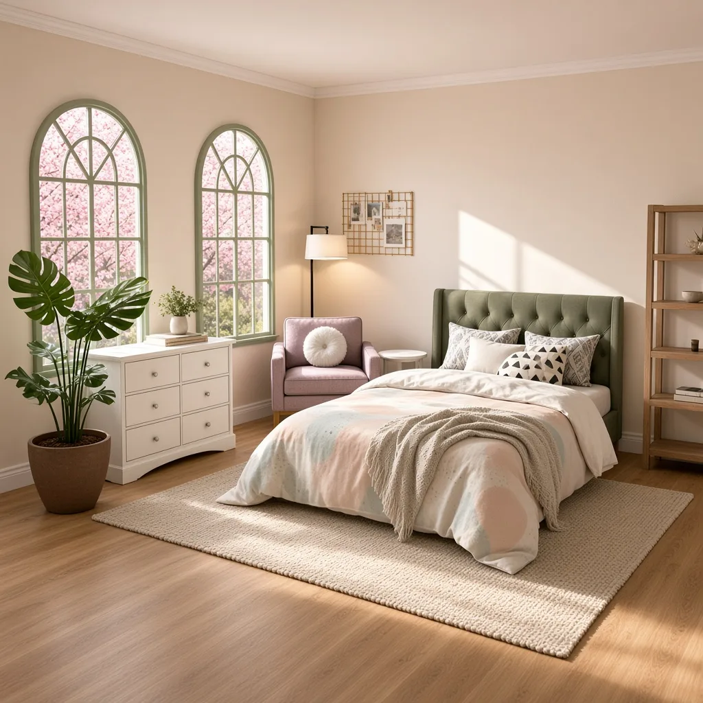 Entry in Pastel Serenity Bedroom