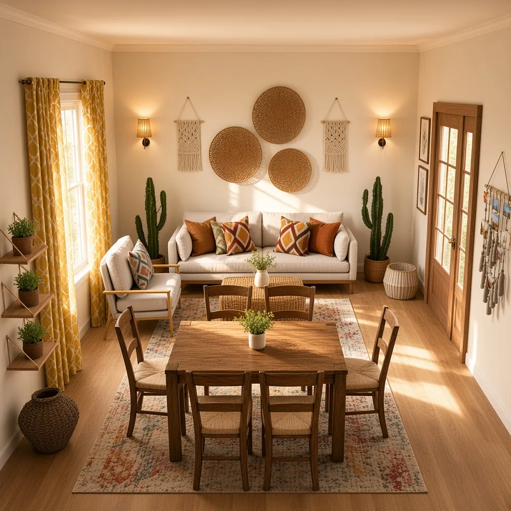 Entry in Bohemian Boho Dining