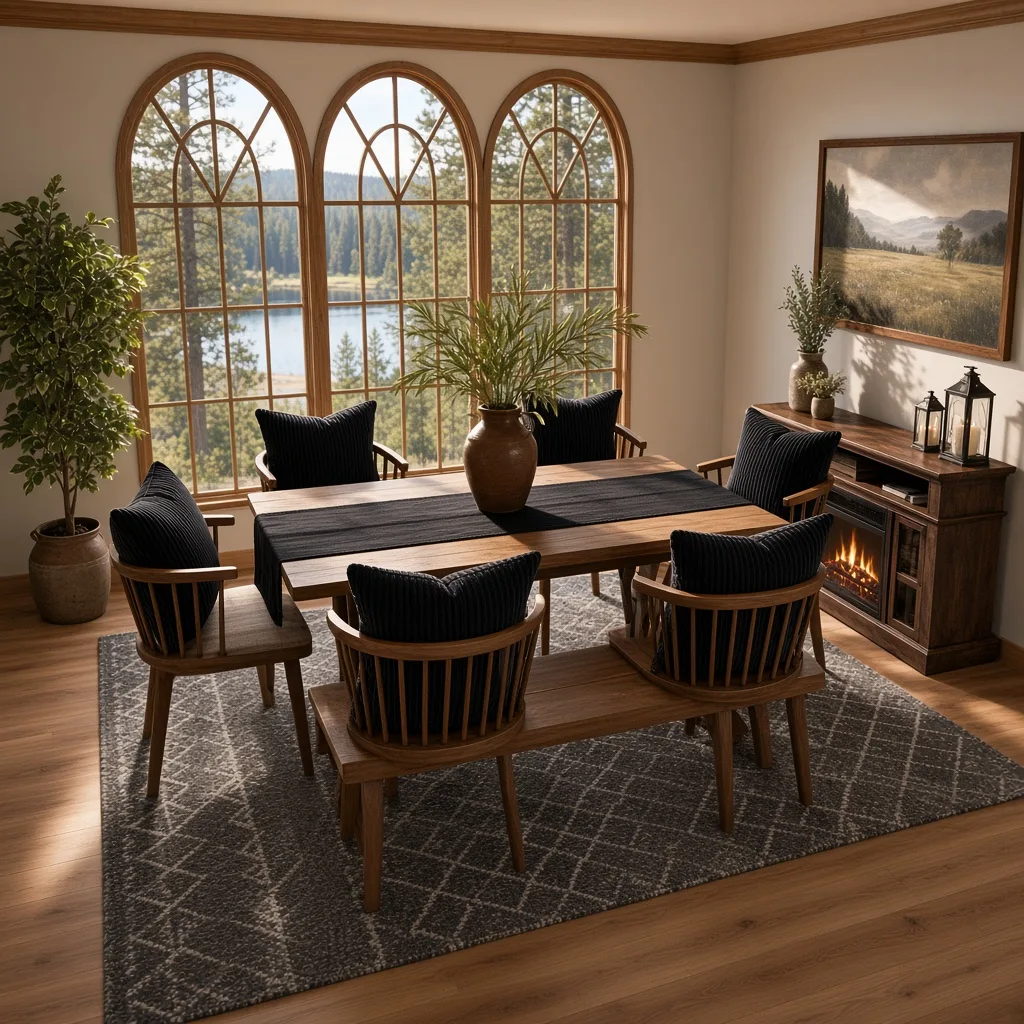 Entry in Rustic Lake House Dining