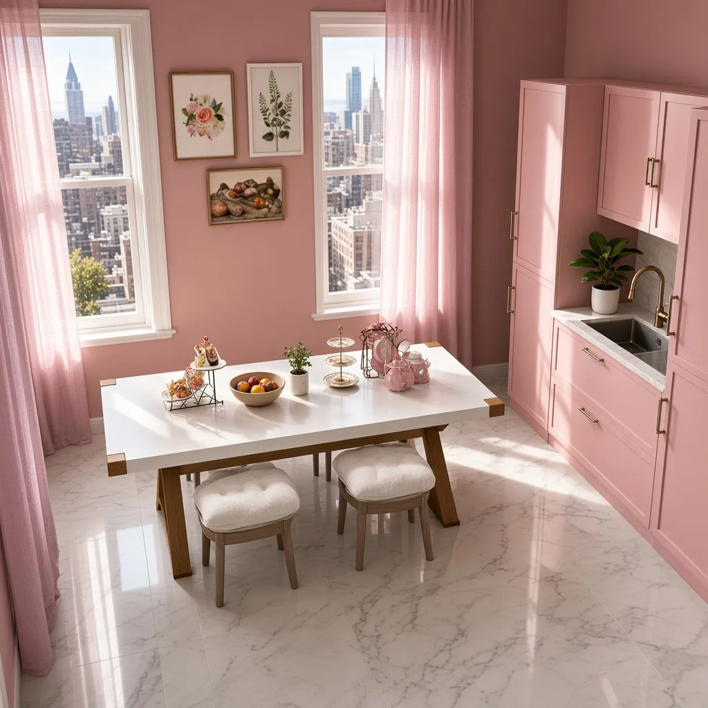 Entry in Zen Minimalist Kitchen