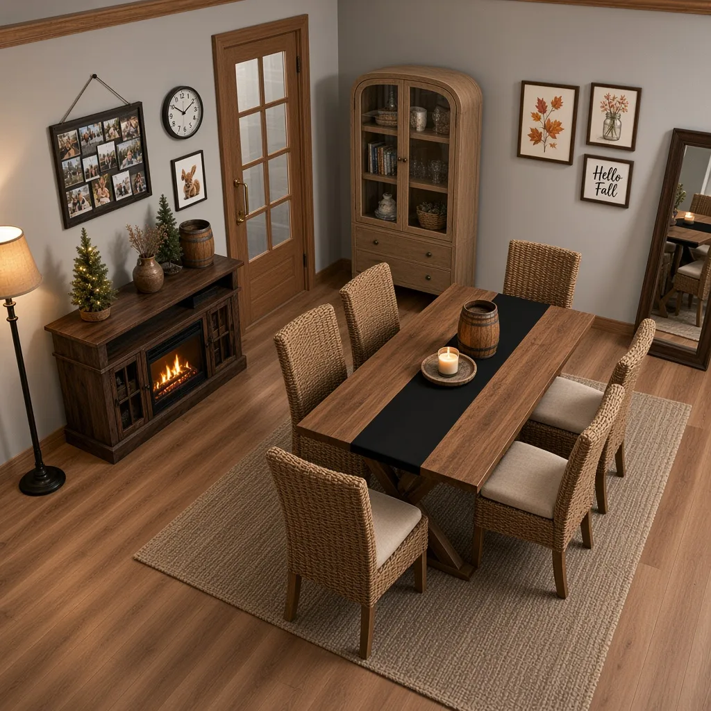 Entry in Rustic Lake House Dining
