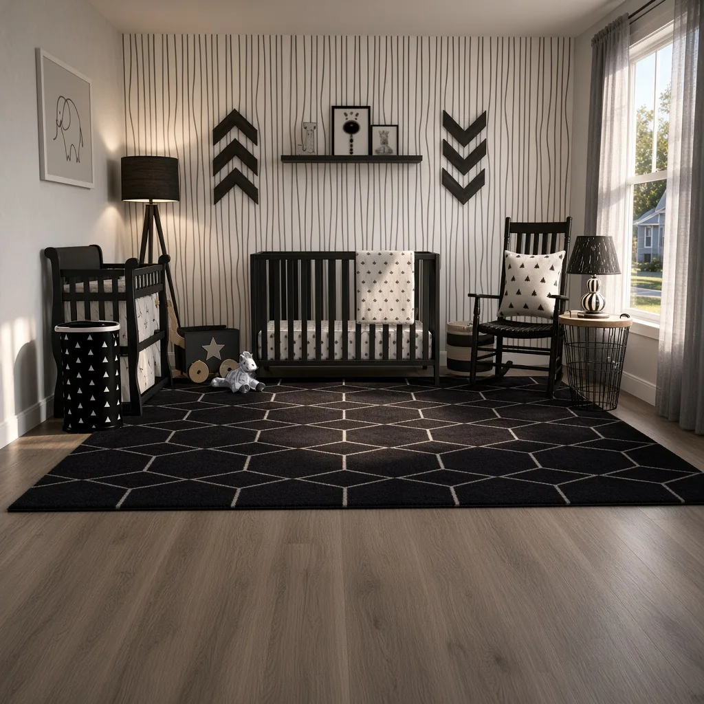 Entry in Minimalist Monochrome Nursery