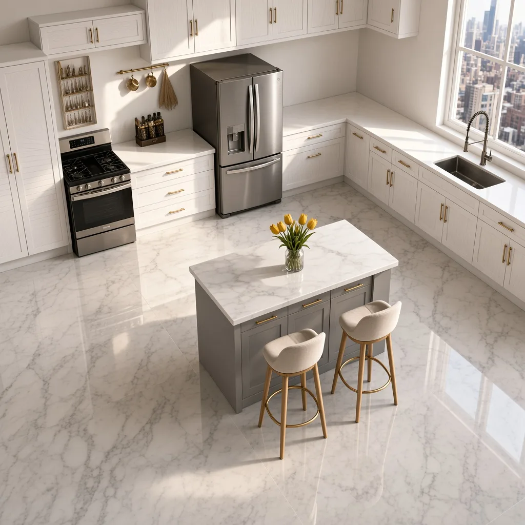 Entry in Zen Minimalist Kitchen