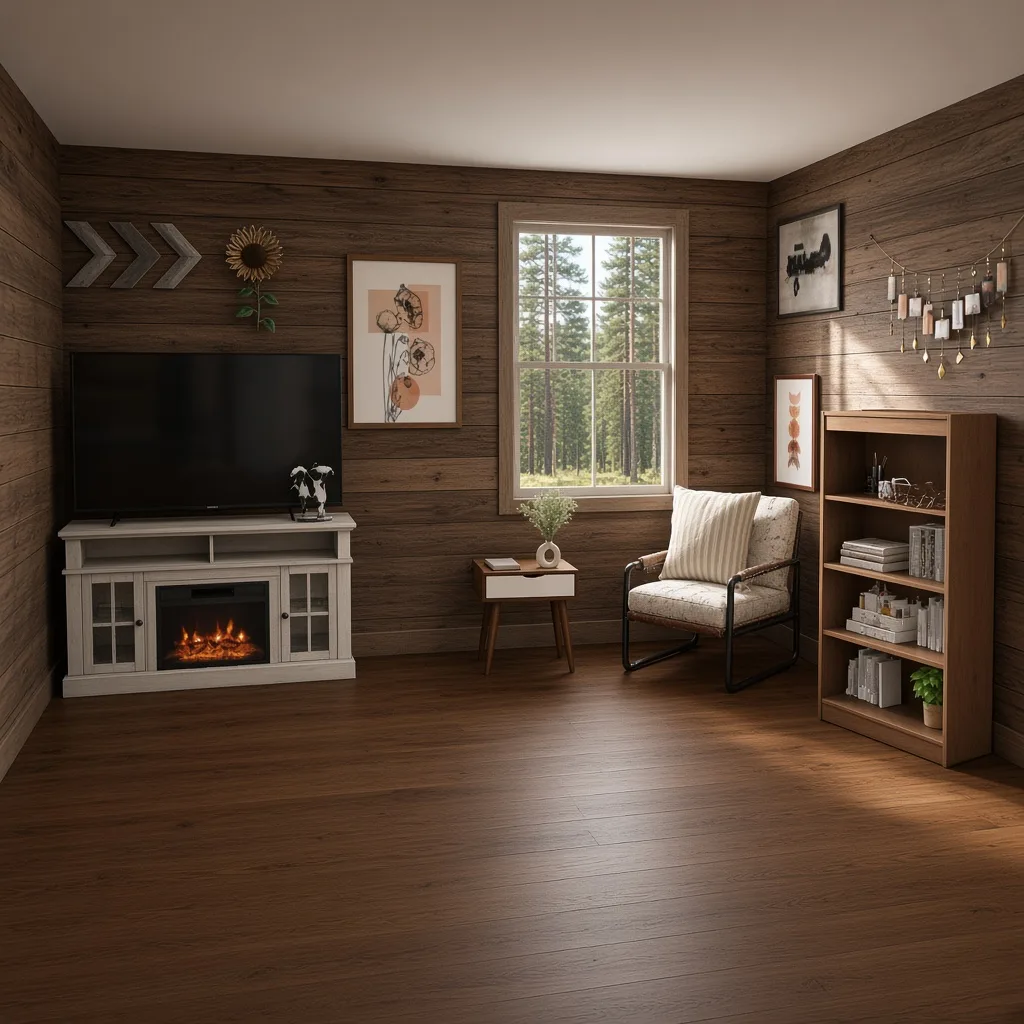 Entry in Rustic Cabin Reading Nook