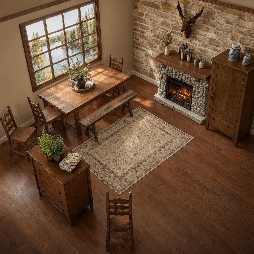 Entry in Rustic Lake House Dining