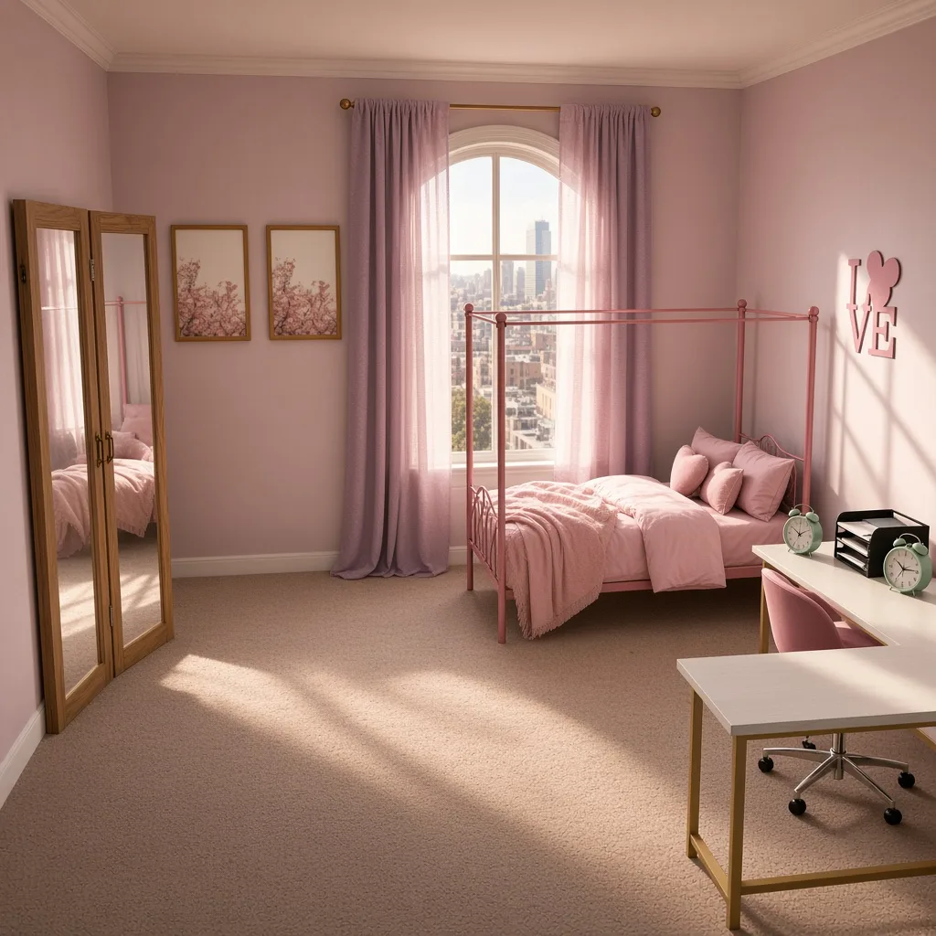 Entry in Girly Pop Teen Girl’s Bedroom