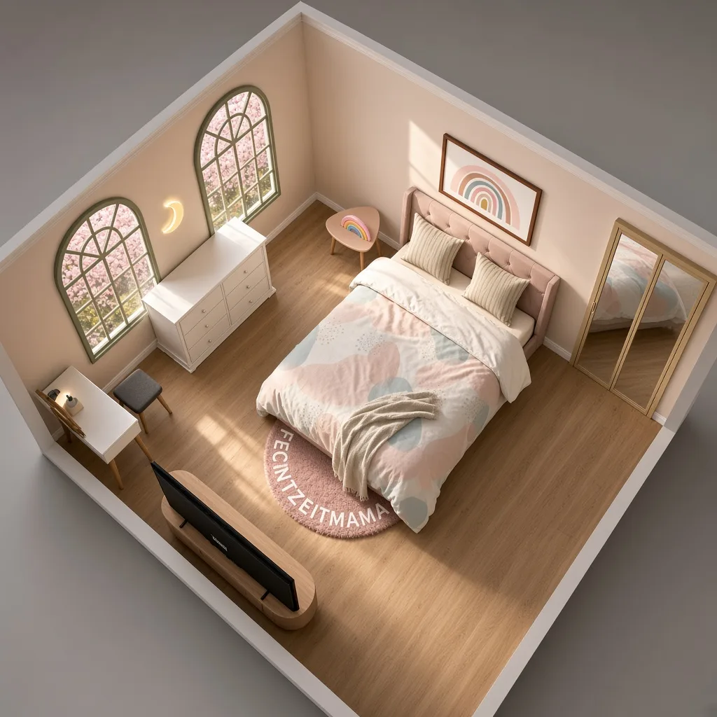 Entry in Pastel Serenity Bedroom