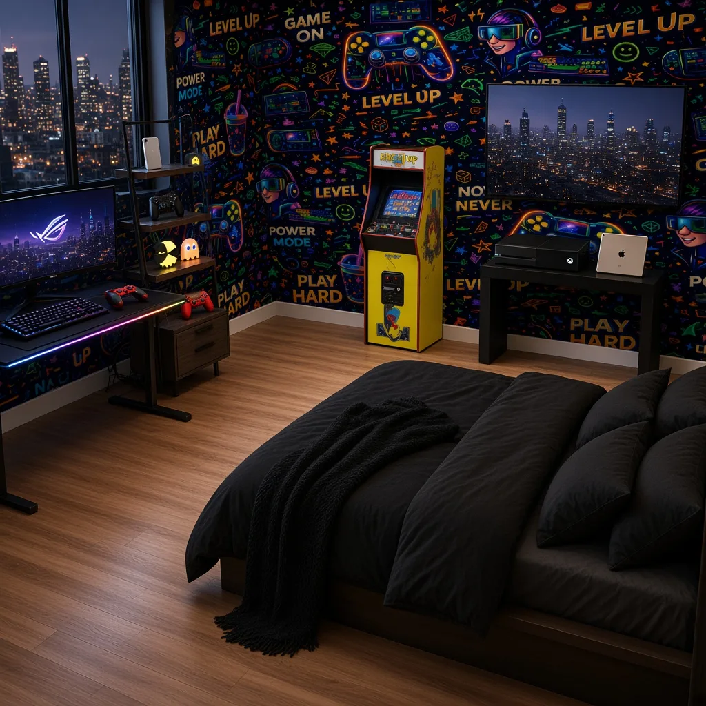 Entry in Retro Arcade Teen Bedroom