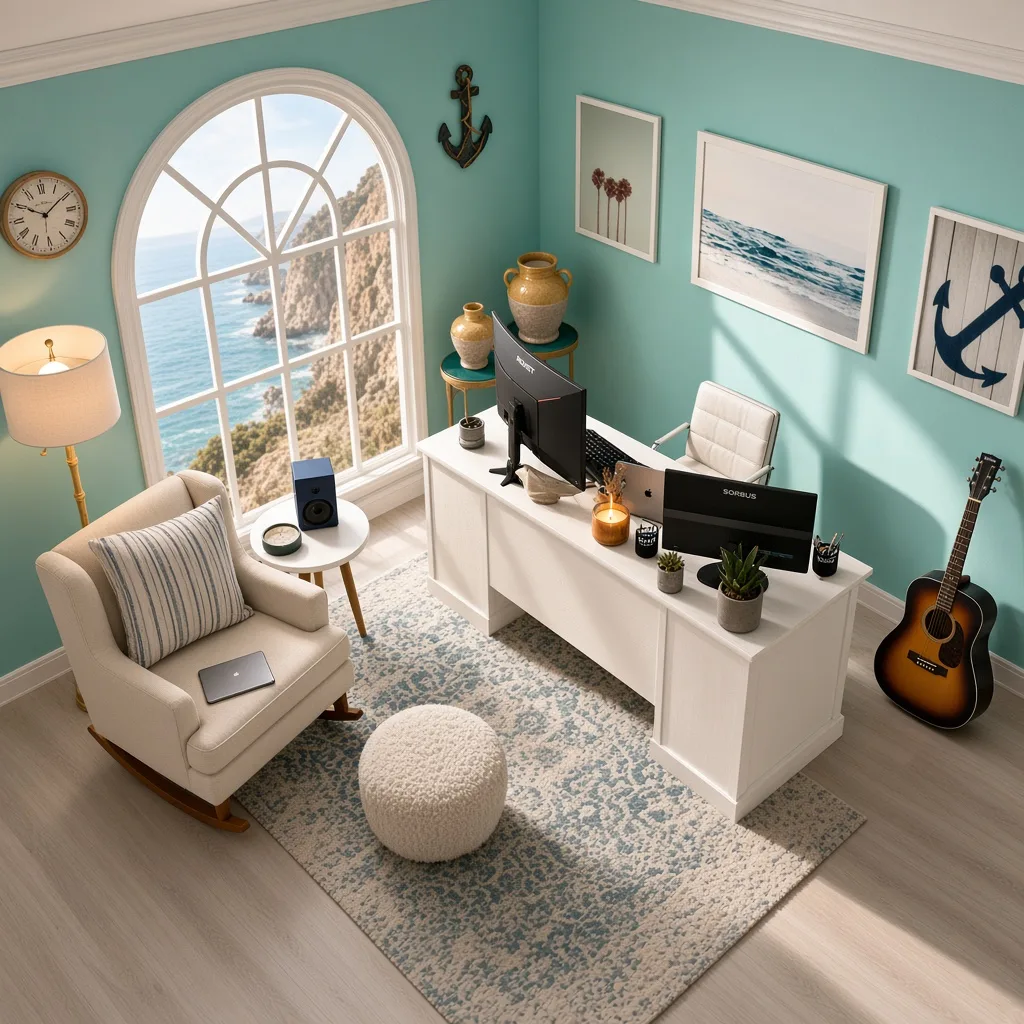 Entry in Coastal Breeze Home Office