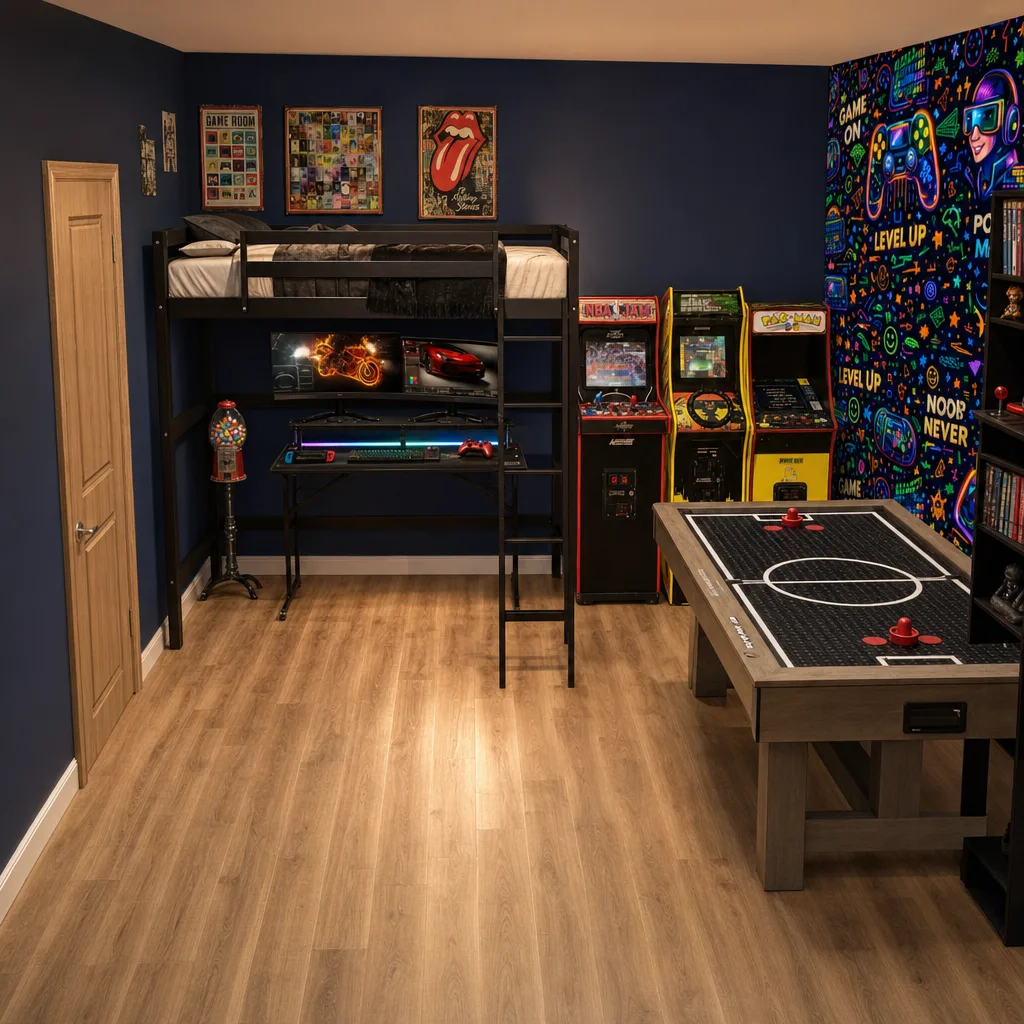 Entry in Retro Arcade Teen Bedroom