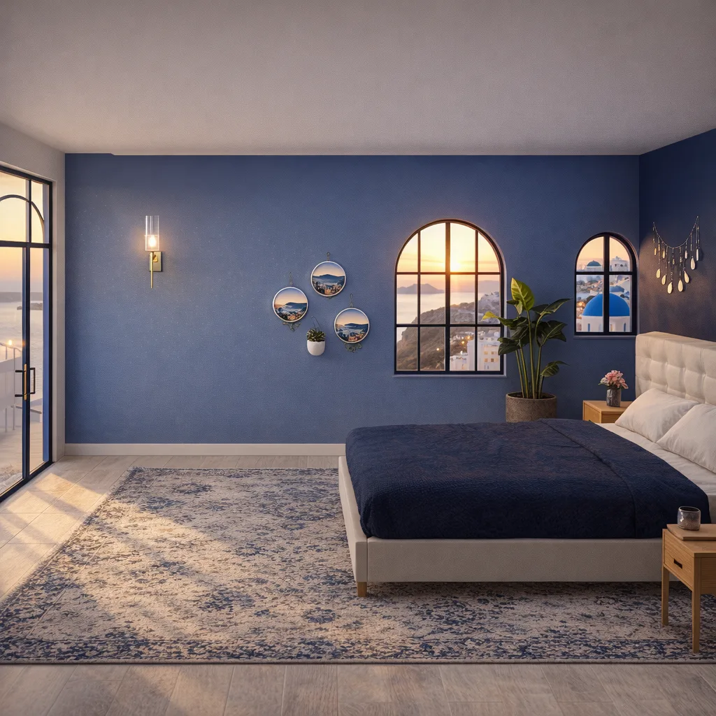 Entry in Santorini Studio Serenity