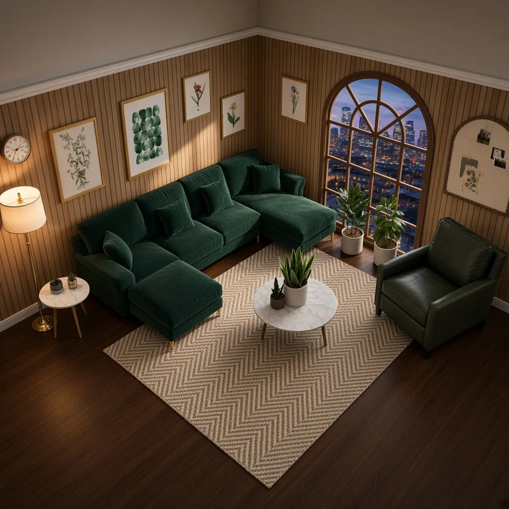 Entry in Art Deco Lounge Room