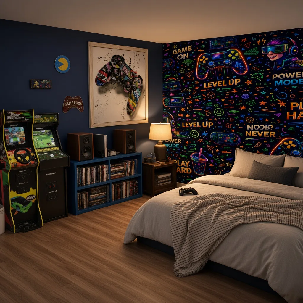 Entry in Retro Arcade Teen Bedroom