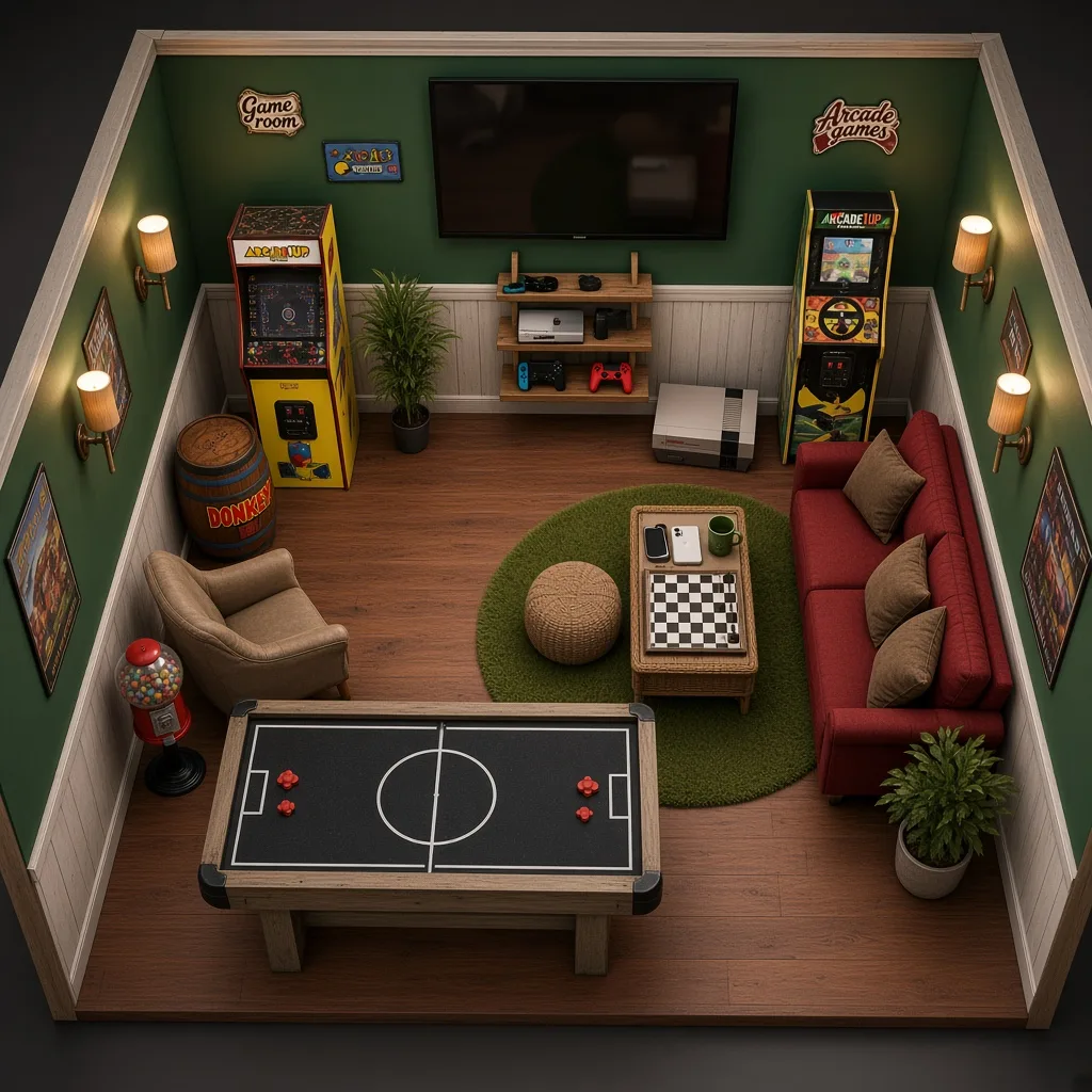 Entry in Tropical Getaway Game Room