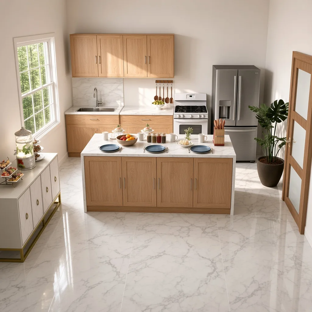Entry in Nordic Cozy Kitchen