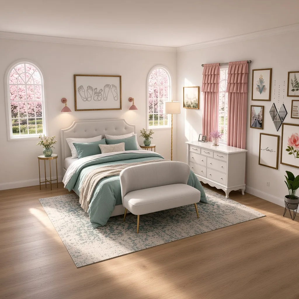 Entry in Pastel Serenity Bedroom