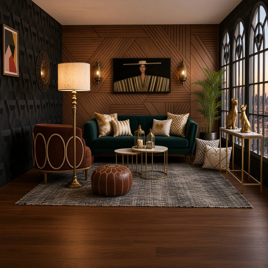 Entry in Art Deco Lounge Room