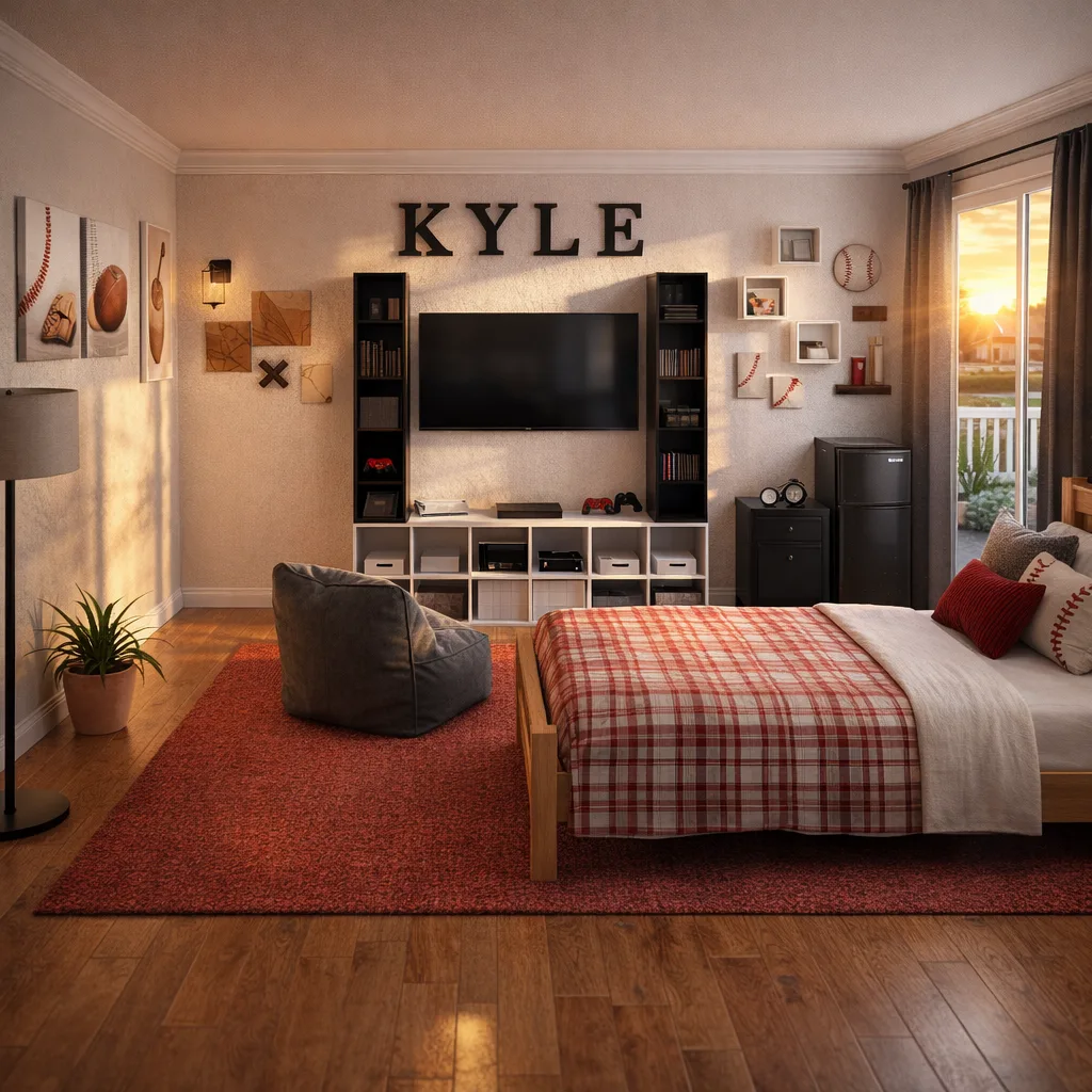 Entry in All-Star Baseball Bedroom