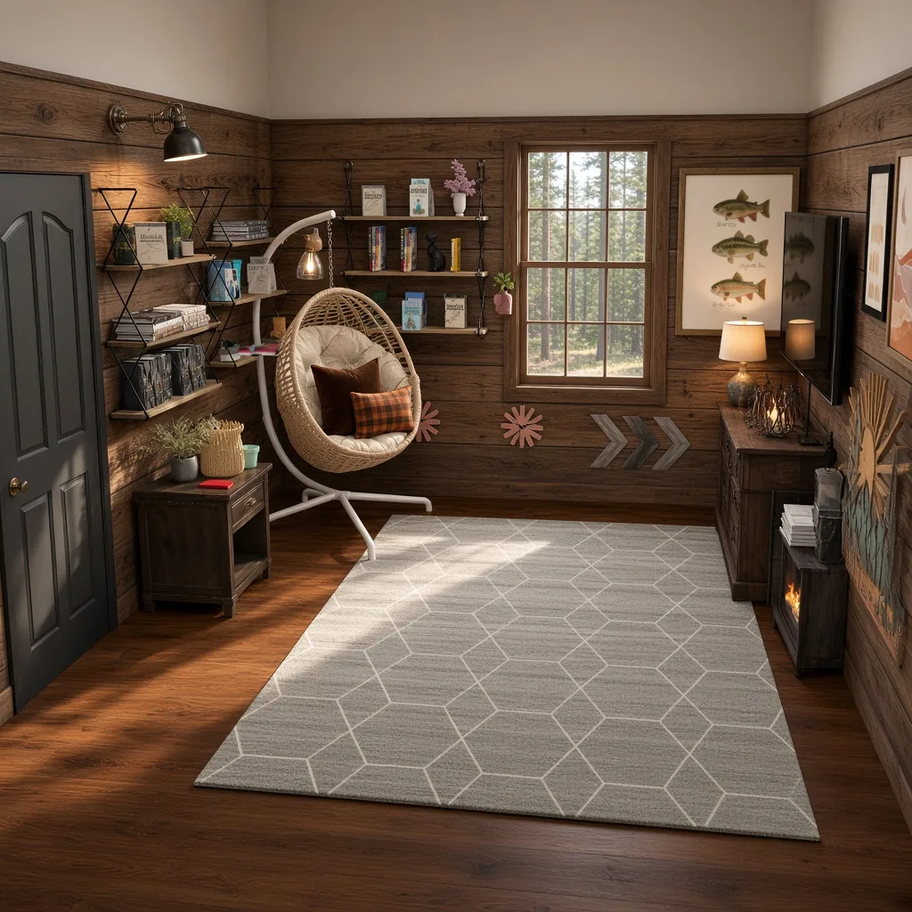 Entry in Rustic Cabin Reading Nook