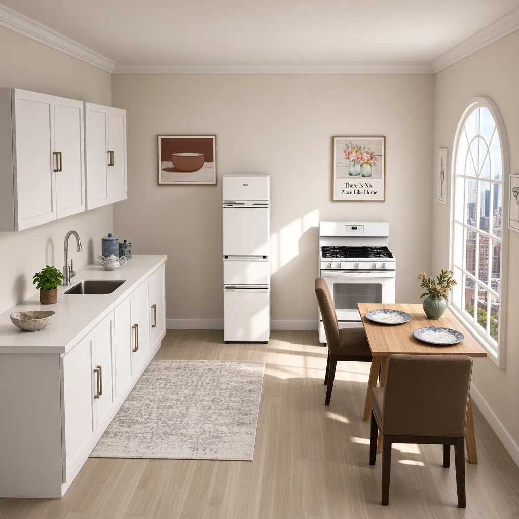 Entry in Zen Minimalist Kitchen