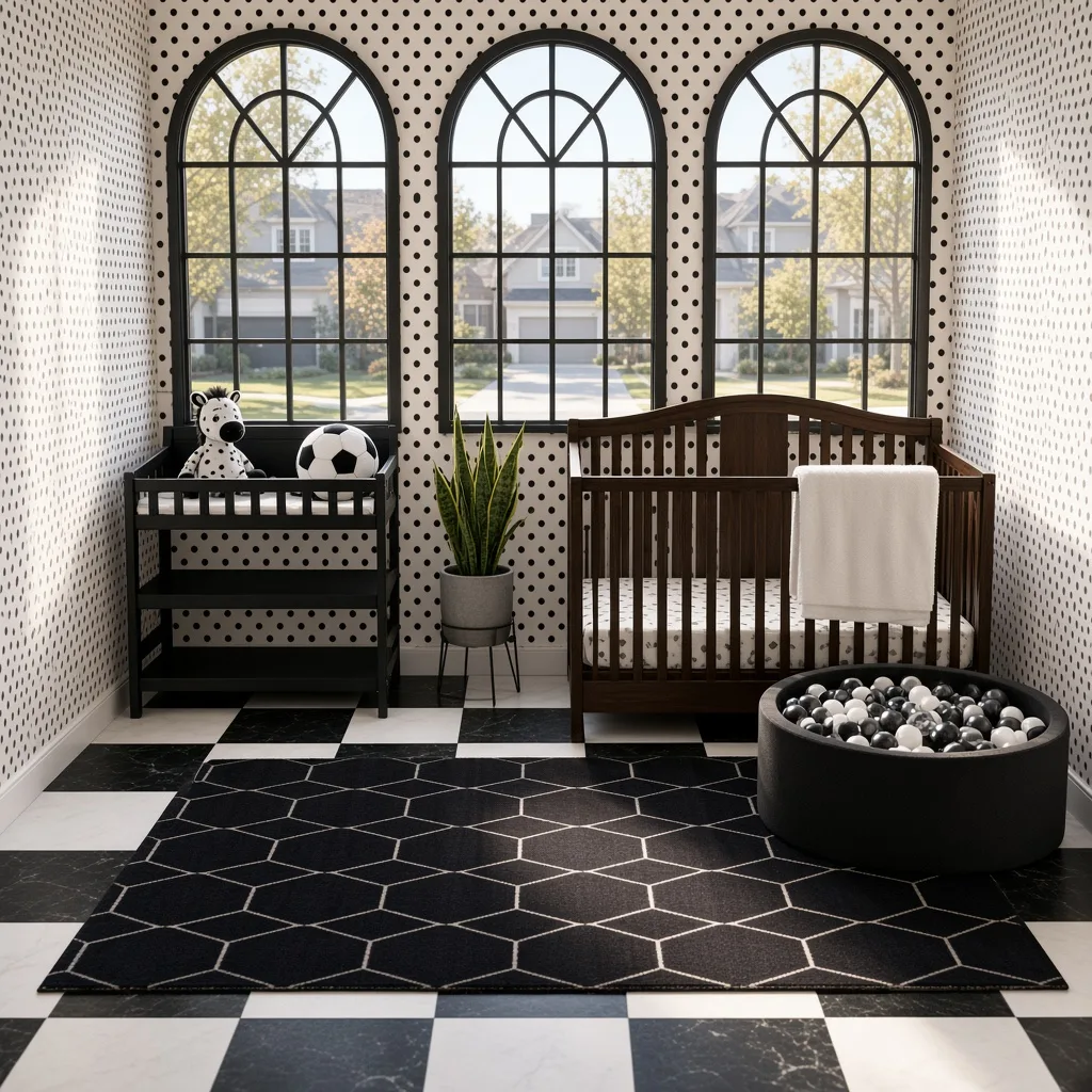 Entry in Minimalist Monochrome Nursery