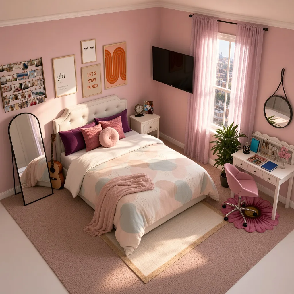 Entry in Girly Pop Teen Girl’s Bedroom