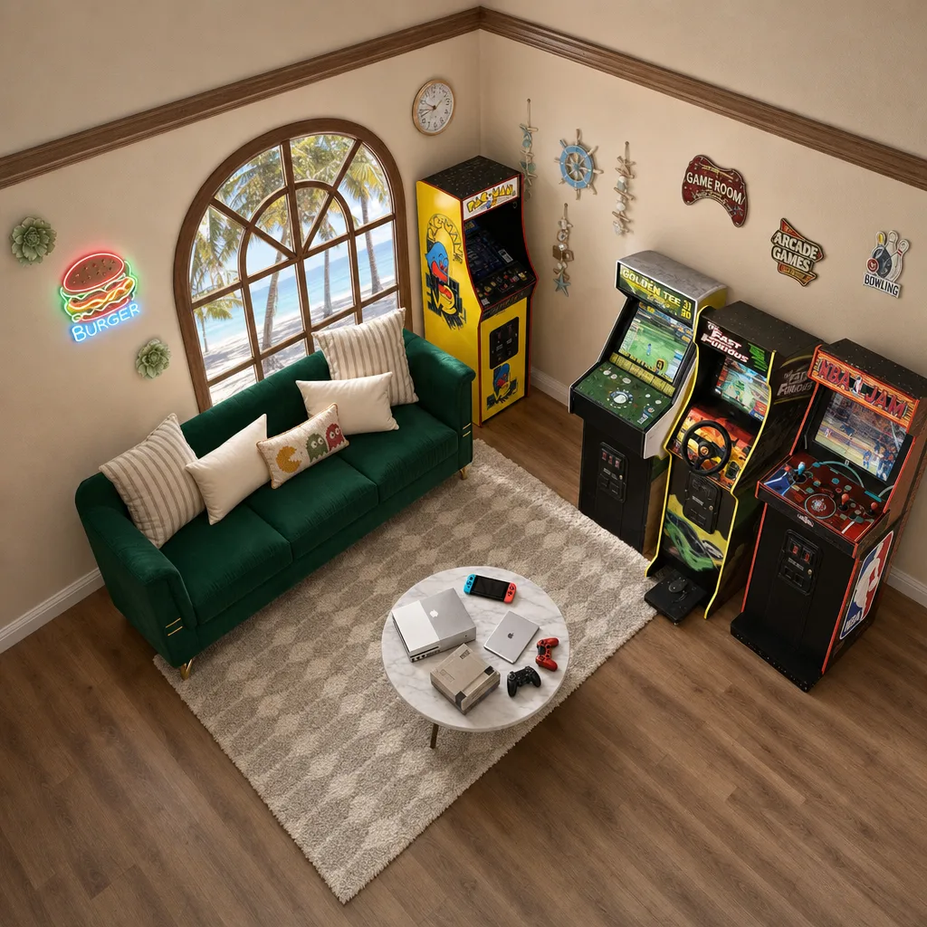 Entry in Tropical Getaway Game Room