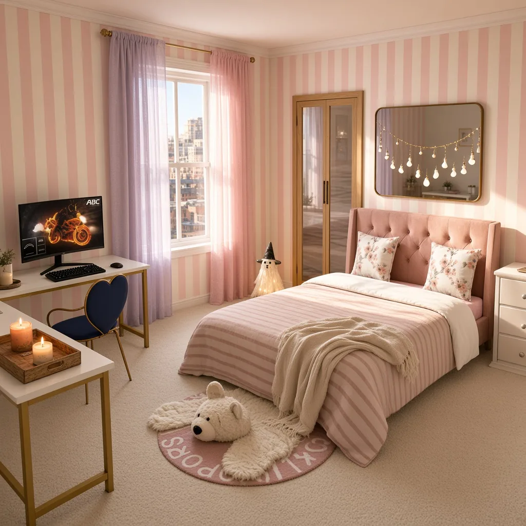 Entry in Girly Pop Teen Girl’s Bedroom