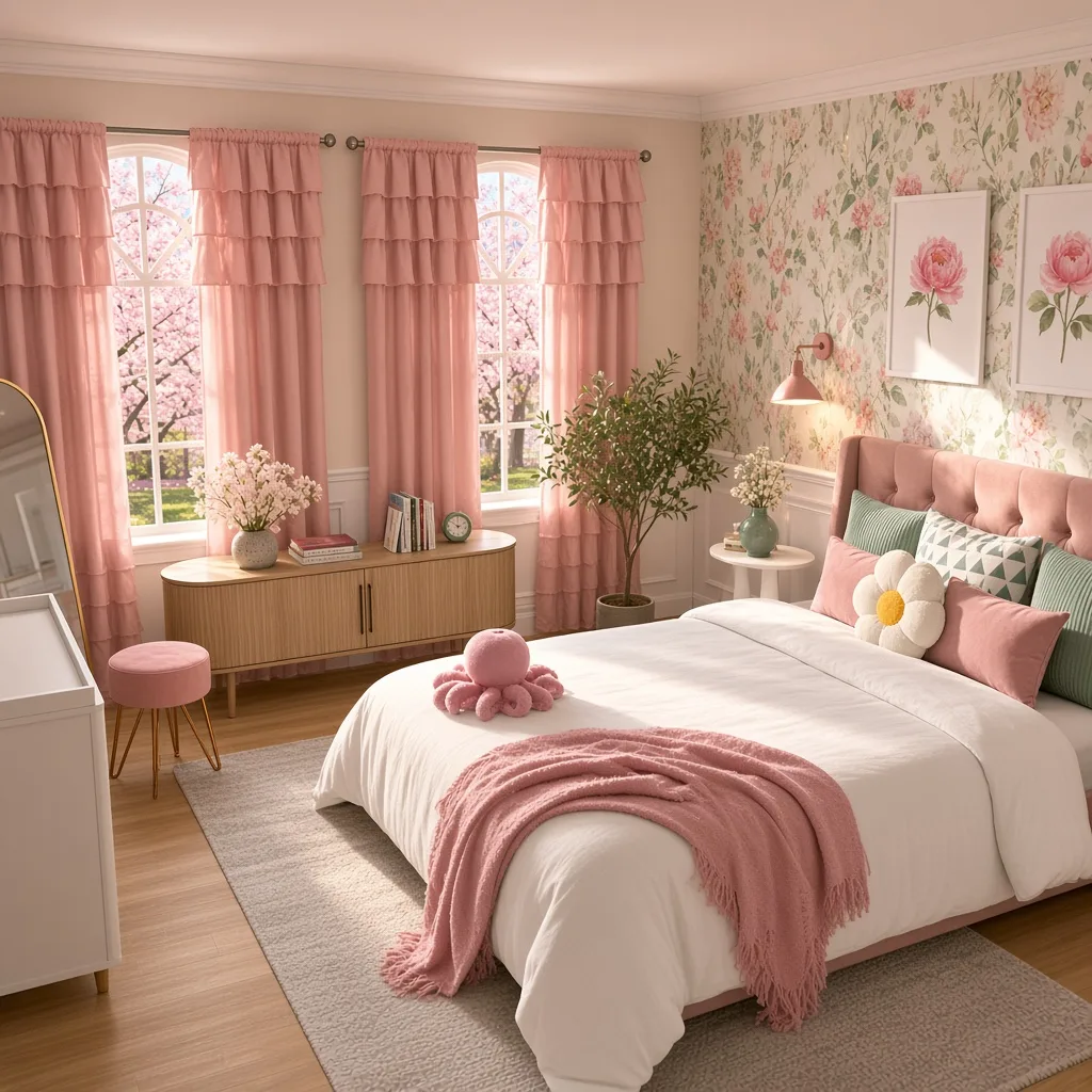 Entry in Pastel Serenity Bedroom