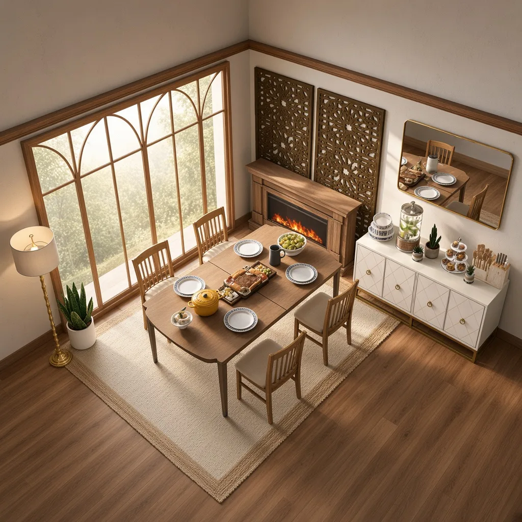 Entry in Rustic Lake House Dining