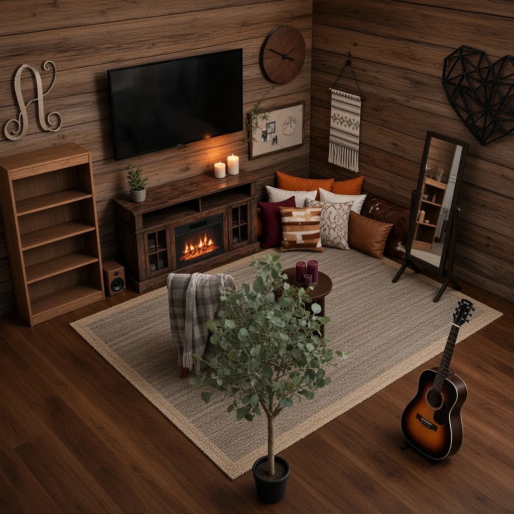 Entry in Rustic Cabin Reading Nook