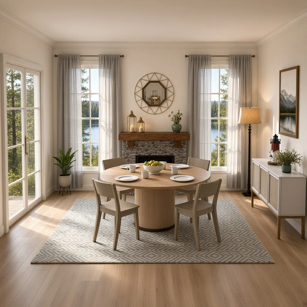 Entry in Rustic Lake House Dining