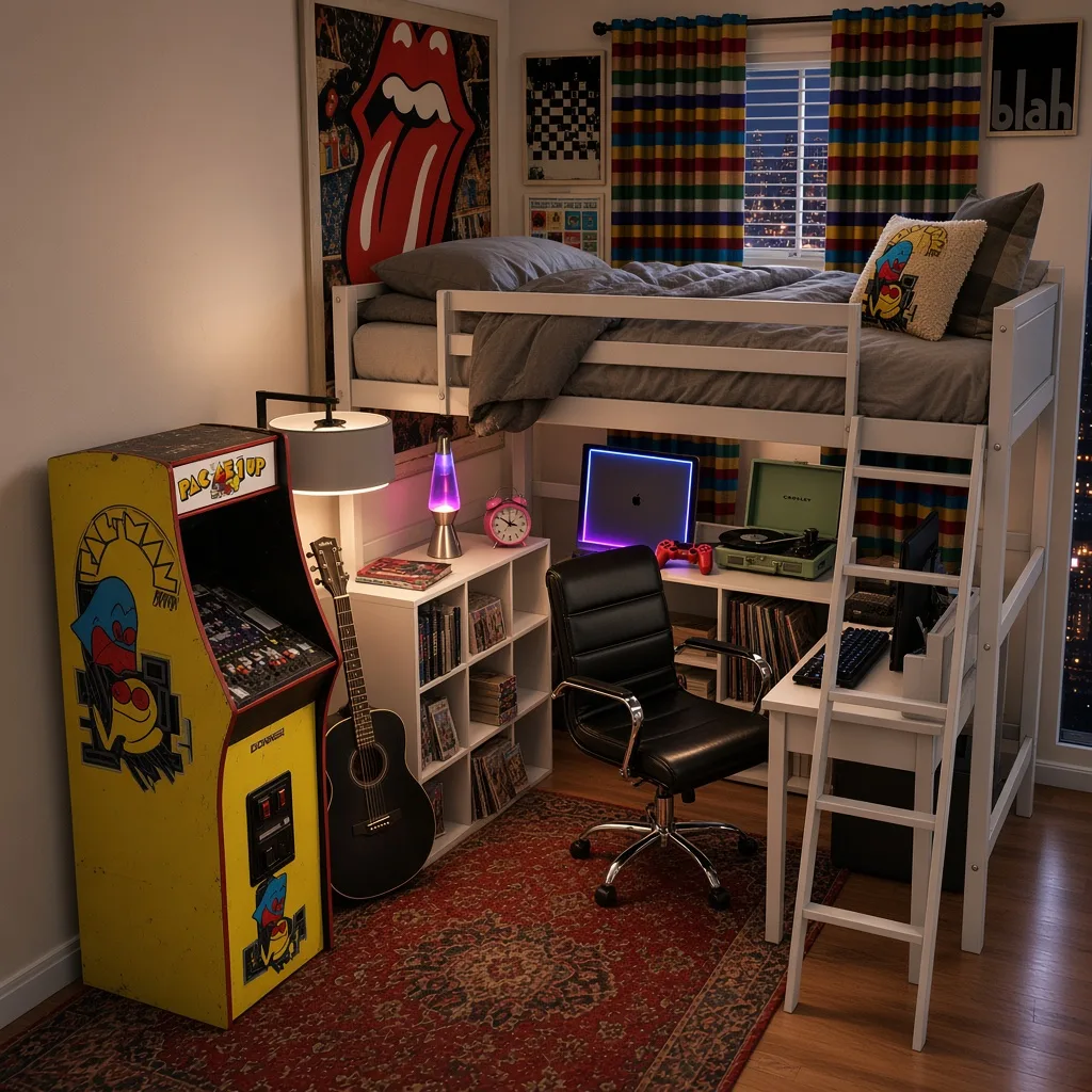 Entry in Retro Arcade Teen Bedroom