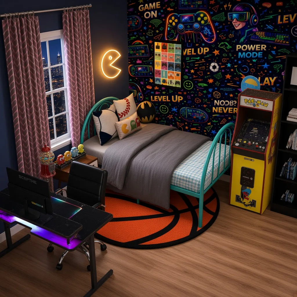 Entry in Retro Arcade Teen Bedroom