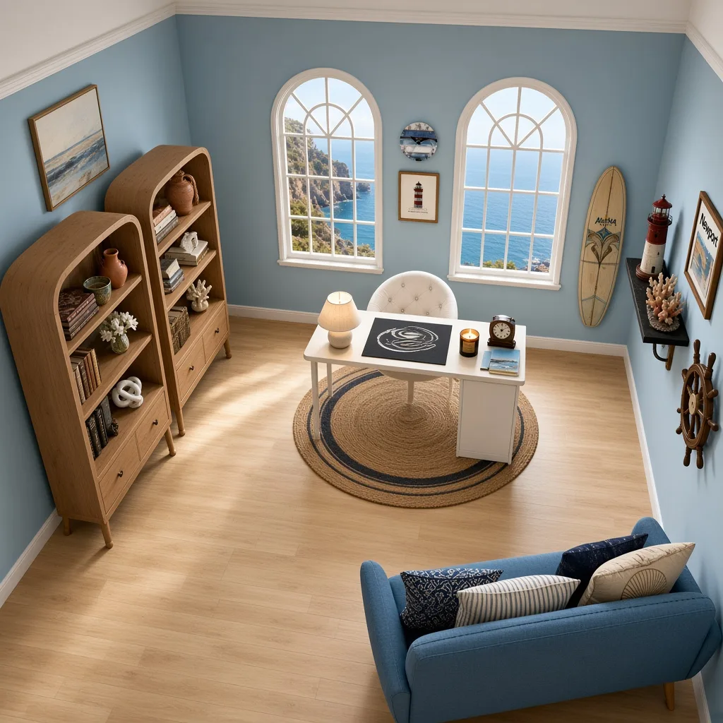 Entry in Coastal Breeze Home Office