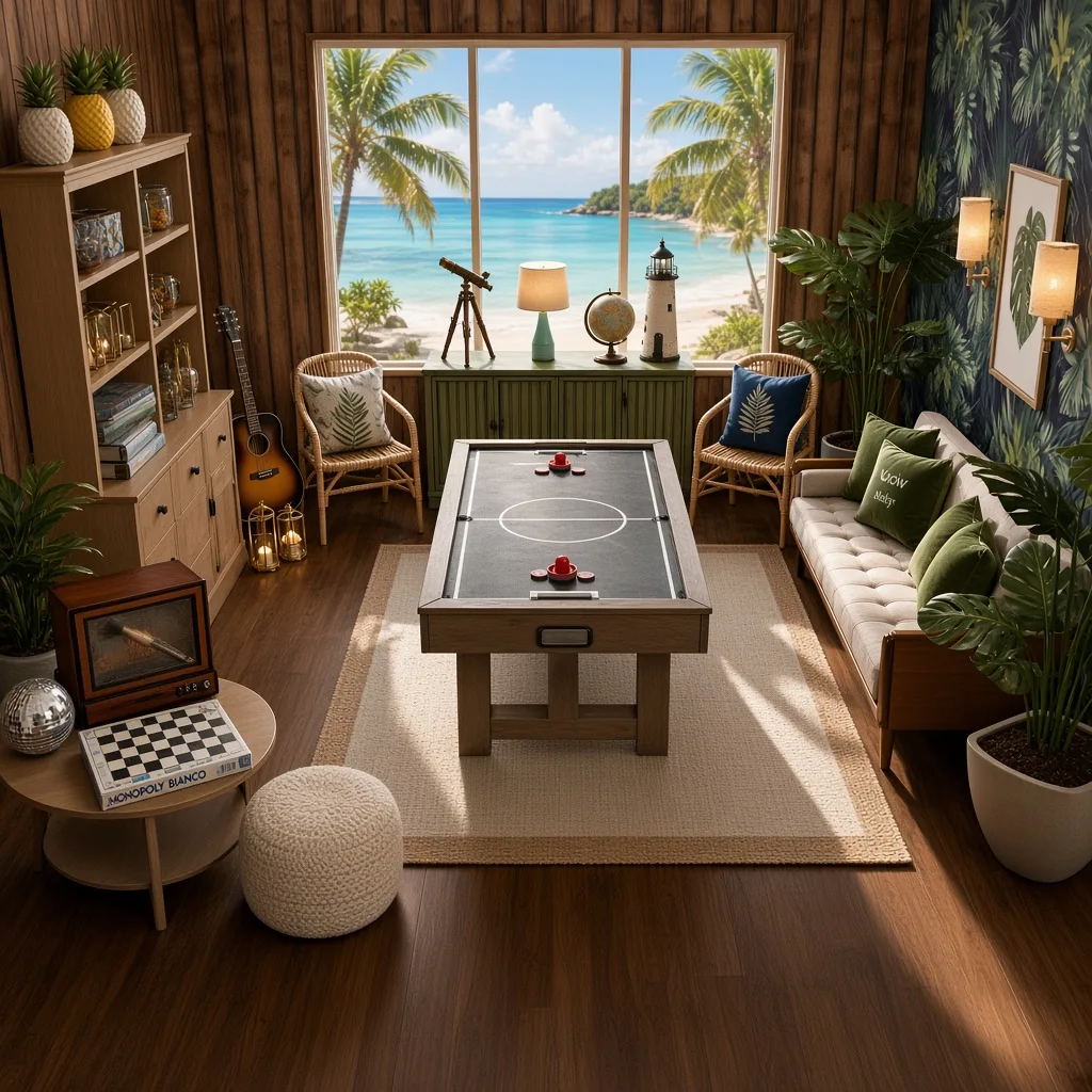 Entry in Tropical Getaway Game Room