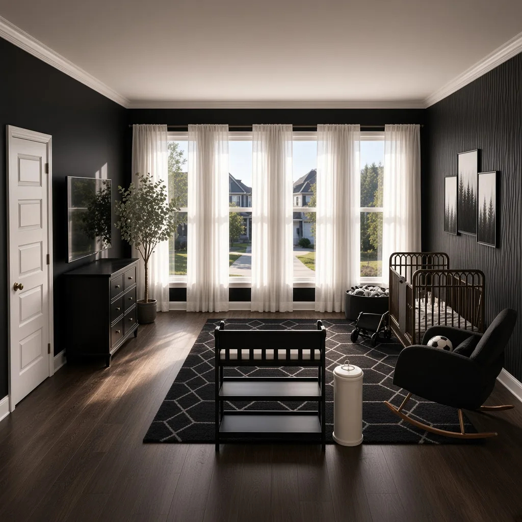 Entry in Minimalist Monochrome Nursery