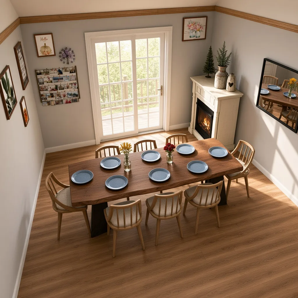Entry in Rustic Lake House Dining